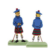 Adventures of Tintin The Black Island Relief Statue